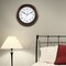 La Crosse Clock 10 In Brown Linwood Classic Analog Quartz Wood Wall Clock, 404-2625